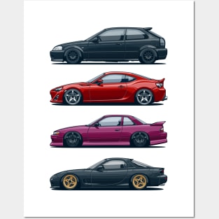 JDM legends Posters and Art